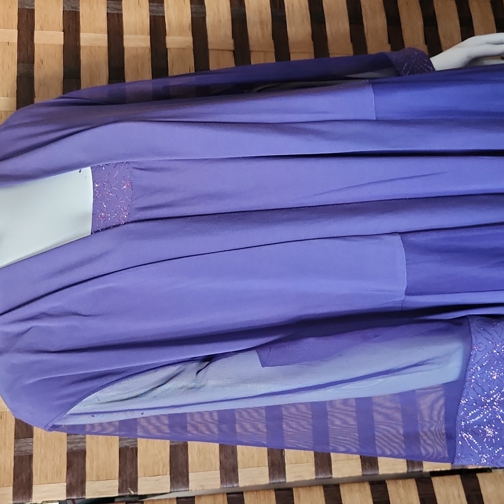 NWT! R&M Purple Sleeveless Dress With Jacket Embellishef - Picture 8 of 12